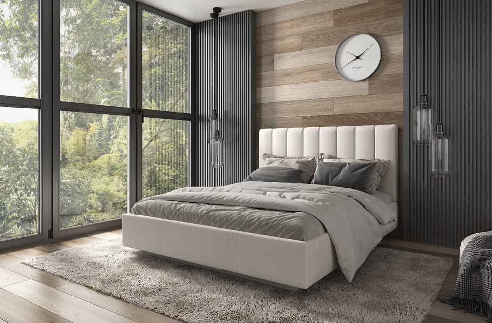 Кровать "САБРИНА" 160 с подъемником NEBBY 001