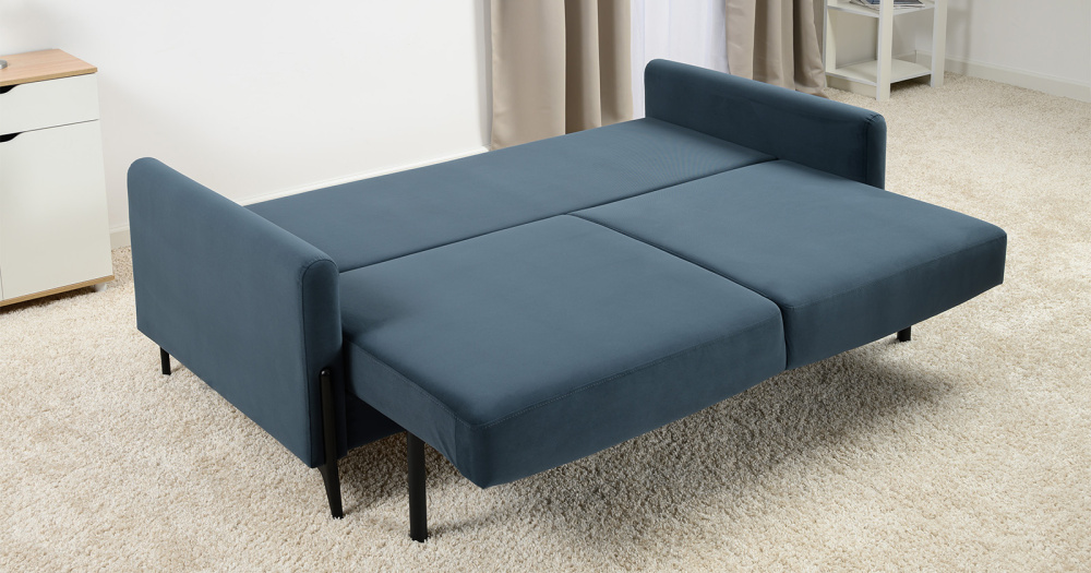 Диван "Барселона" ТД 674 Diagonal 999 (синий)