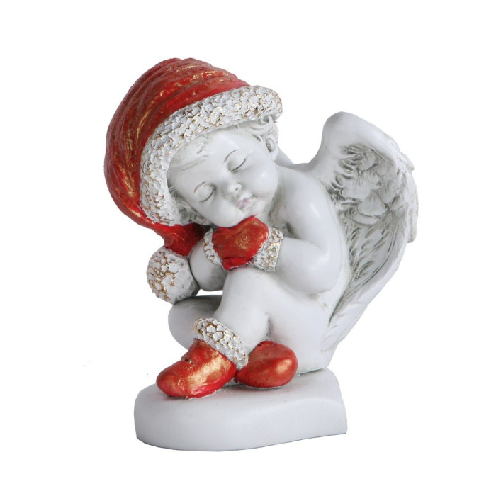 Скульптура "Ангел спящий" красный 26124 Скульптура "Ангел спящий" красный 26124