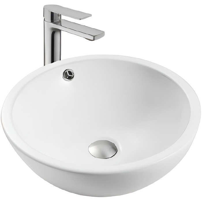 Раковина накладная Aquatek 44 AQ5354-MW Белая матовая Раковина накладная Aquatek 44 AQ5354-MW Белая матовая