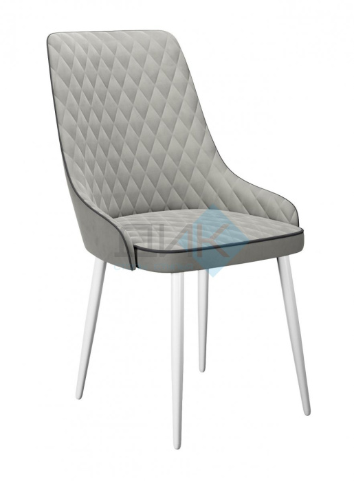 Стул DikLine 305 B22 GREY (ножки белые) Стул DikLine 305 B22 GREY (ножки белые)