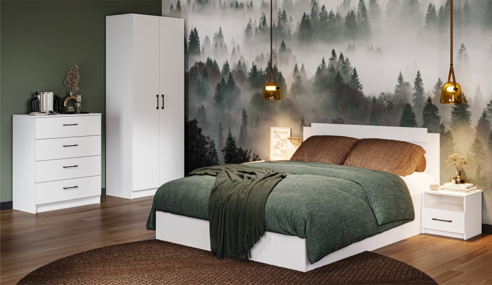 Спальня "Чикаго вайт" Спальня "Чикаго вайт"