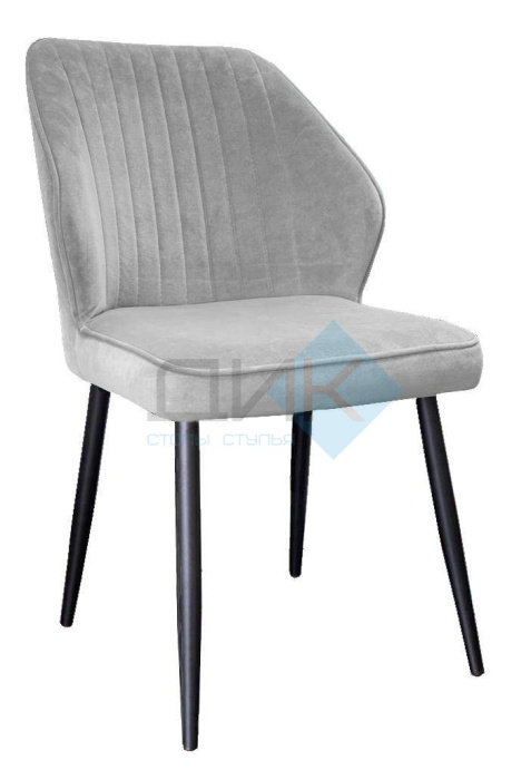 Стул DikLine 222M B22 GREY, ножки черные Стул DikLine 222M B22 GREY, ножки черные