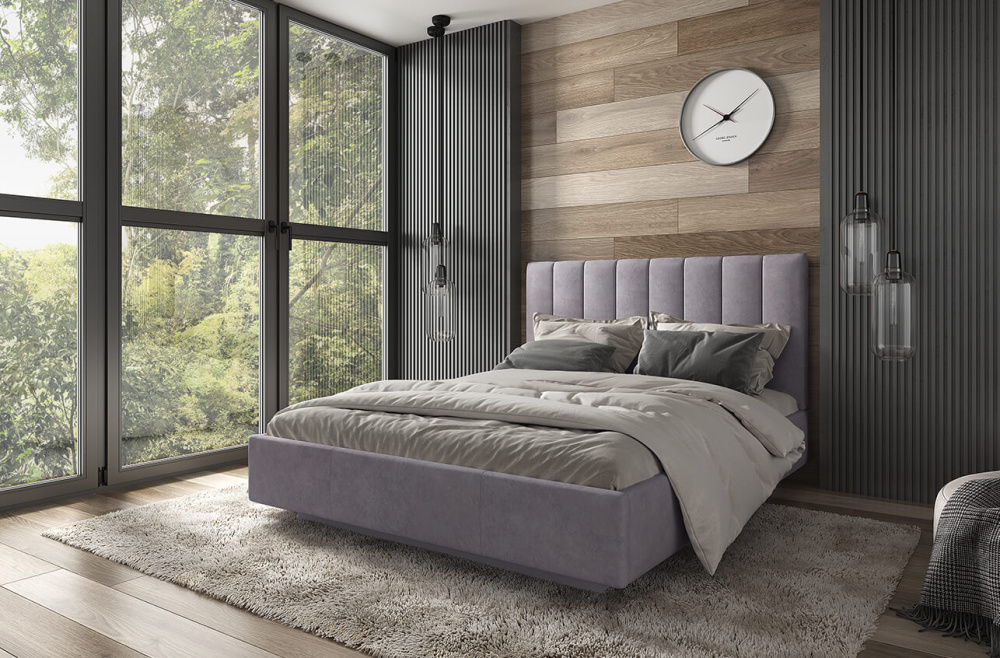 Кровать "САБРИНА" 160 без подъемника NEBBY 025