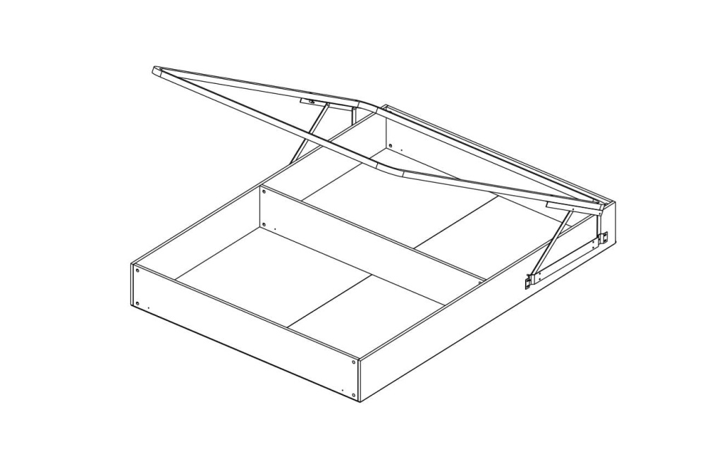 Кровать 160 P N c подъемником "ДЖАЗ"