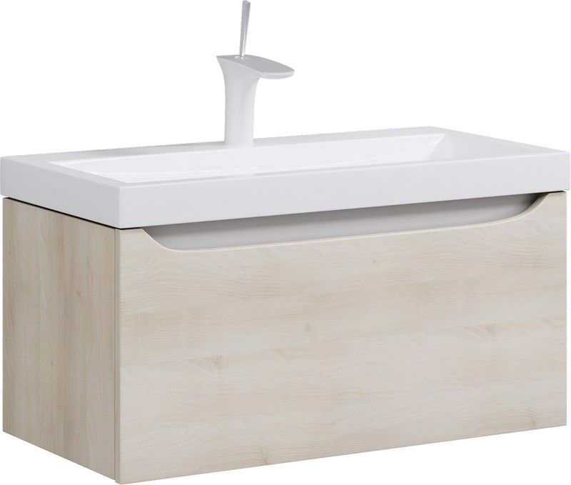 Тумба подвесная с раковиной AQWELLA "Верона-80" Тумба подвесная с раковиной AQWELLA "Верона-80"