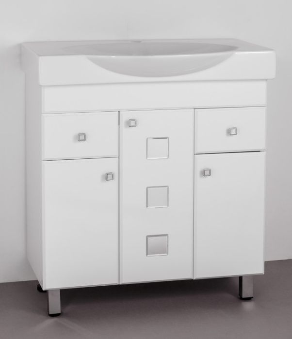 Тумба напольная с раковиной Style Line "Крокус 80" Тумба напольная с раковиной Style Line "Крокус 80"