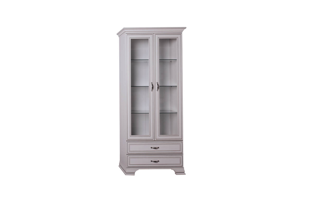 Шкаф с витриной "ТИФФАНИ" 2V2S