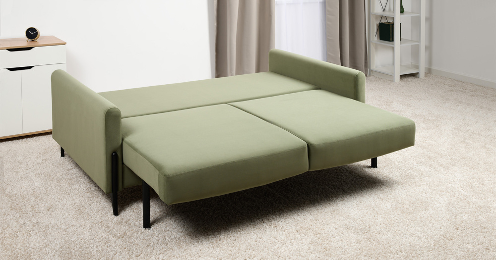 Диван "Барселона" ТД 672 Diagonal 694 (оливковый)