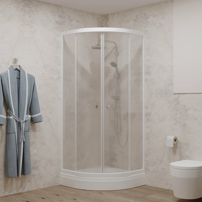 Душевой уголок Triton Ультра 80Х80 А стекло прозрачное