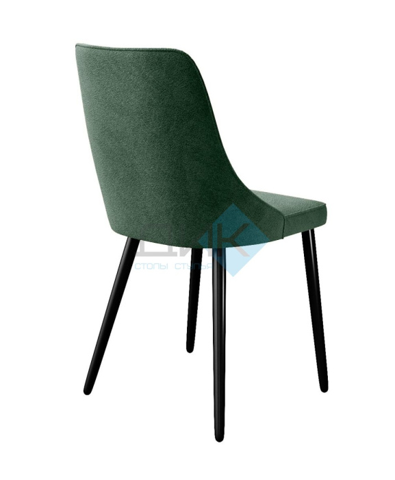 Стул DikLine 286 TW14 зеленый, ножки черные