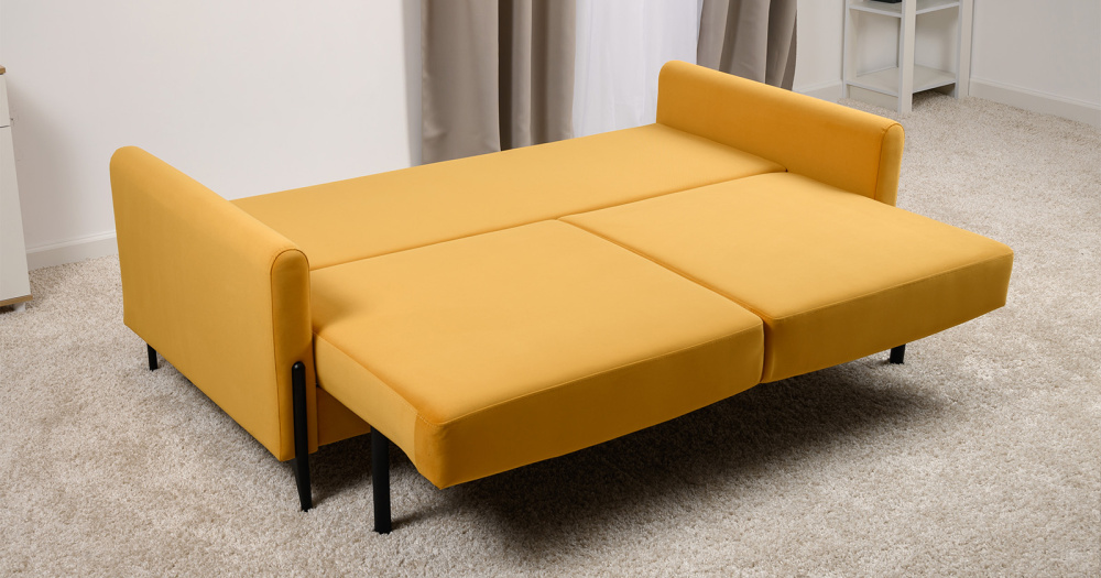 Диван "Барселона" ТД 671 Diagonal 540 (желтый)