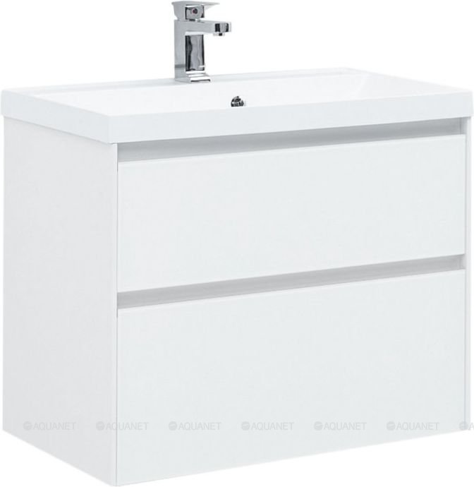 Тумба с раковиной AQUANET "Гласс 80" Тумба с раковиной AQUANET "Гласс 80"