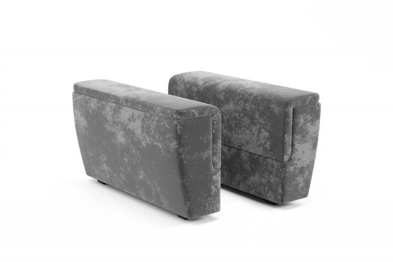 Диван-кровать модульный "Милан 2" СТАНДАРТ Тиффани серый