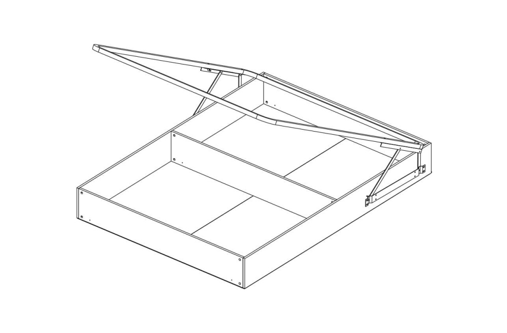Кровать 160 N с подьемником "ТИФФАНИ"