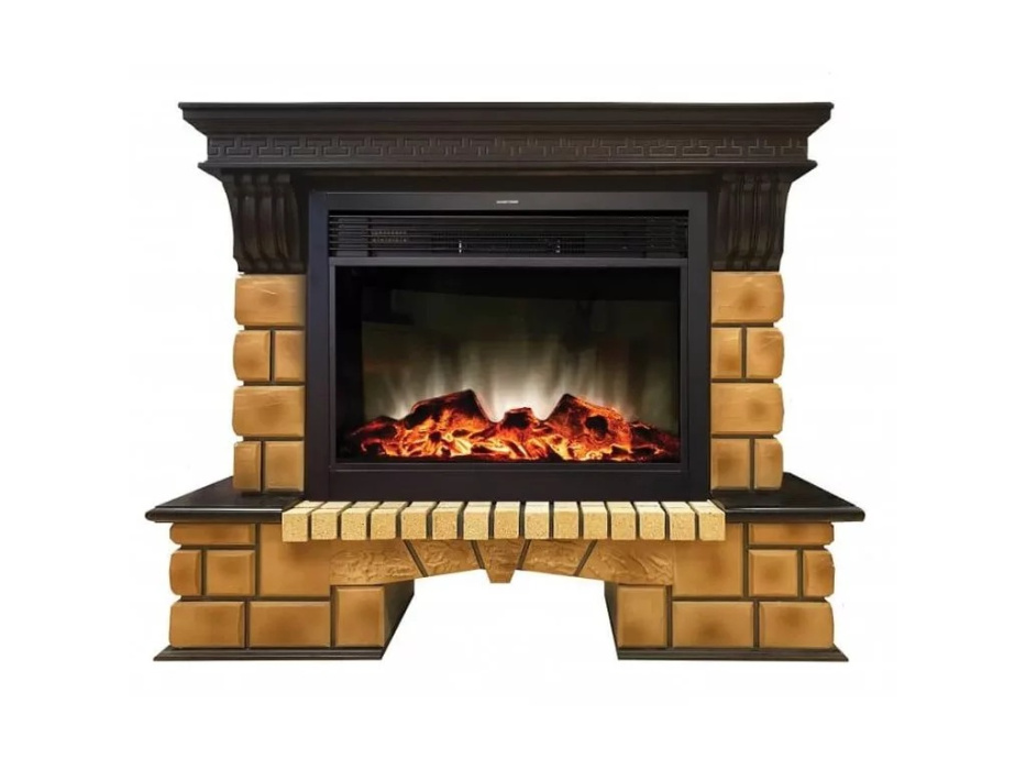 Каминокомплект Stone Brick 25 + Moonblaze Каминокомплект Stone Brick 25 + Moonblaze