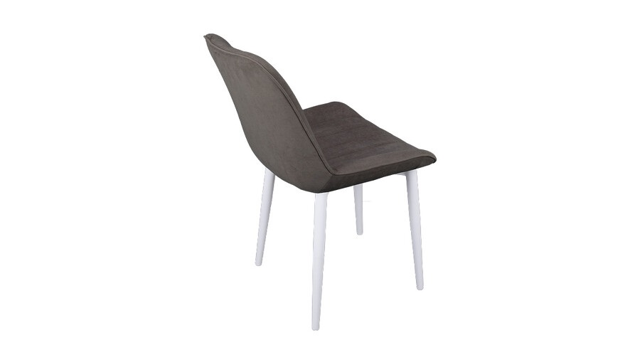 Стул «Мартин» Белый муар, Велюр Megen 14