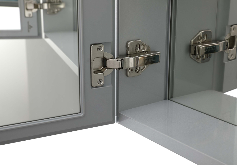 Алюминиевый зеркальный шкаф без подсветки 508Х660Х134