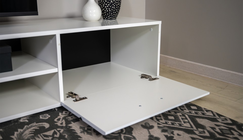 Стенка "Кай" Белый глянец