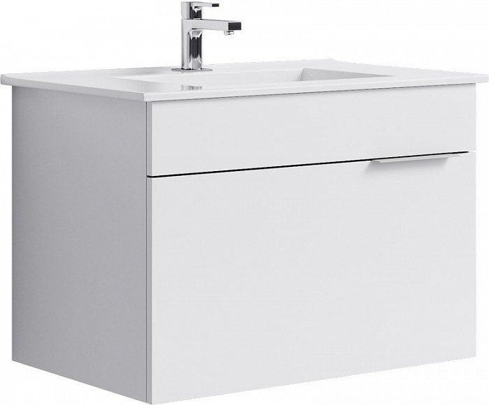 Тумба подвесная с раковиной AQWELLA "Бриг-75" Тумба подвесная с раковиной AQWELLA "Бриг-75"