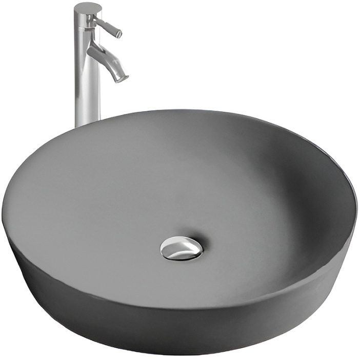 Раковина накладная Aquatek Европа 41 AQ5558-MG Серая матовая Раковина накладная Aquatek Европа 41 AQ5558-MG Серая матовая
