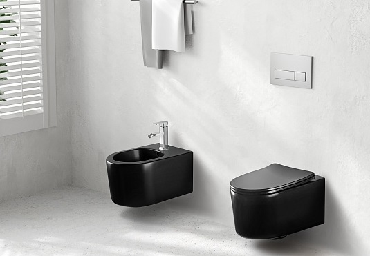 Унитаз подвесной Aquatek "МИЯ" 490Х370Х340 с легкосъемным сиденьем Soft Close