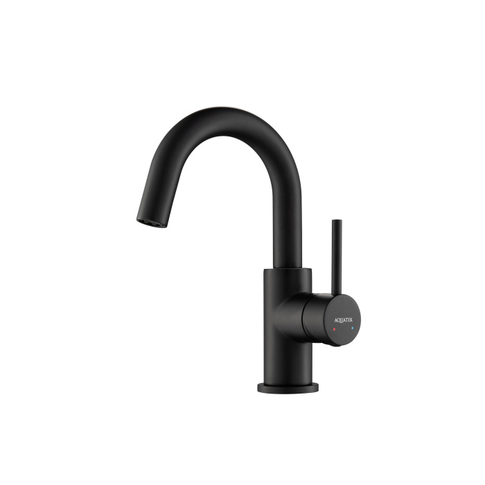 Смеситель для раковины без донного клапана "Европа" AQ1307MB Смеситель для раковины без донного клапана "Европа" AQ1307MB