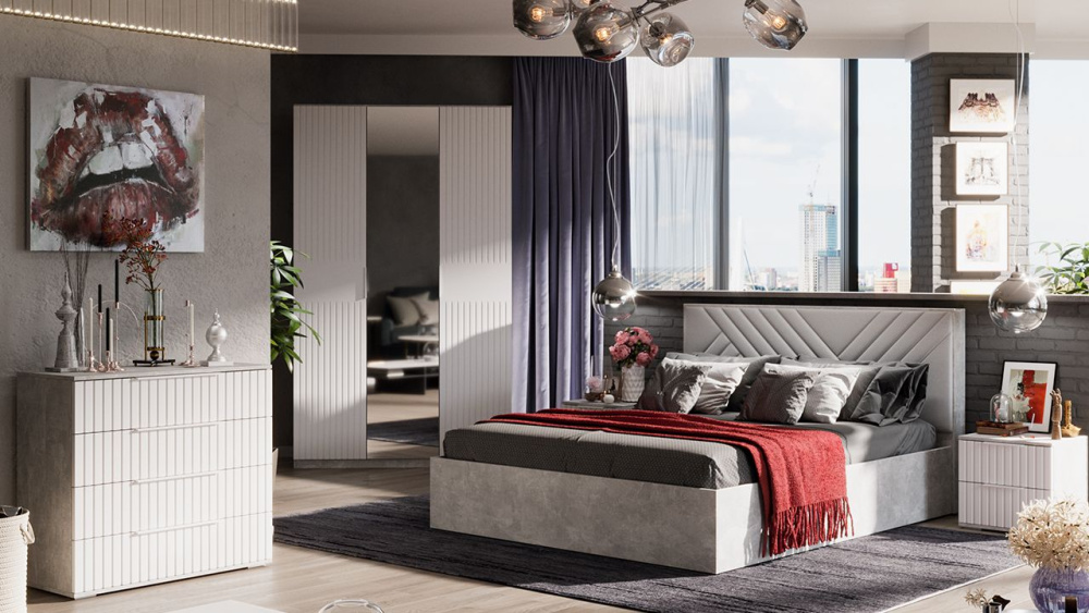 Спальный гарнитур «Хилтон» стандартный Спальный гарнитур «Хилтон» стандартный