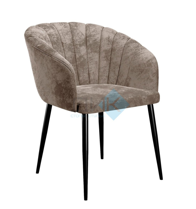 Стул DikLine 441 M05 шоколад, ножки черные Стул DikLine 441 M05 шоколад, ножки черные