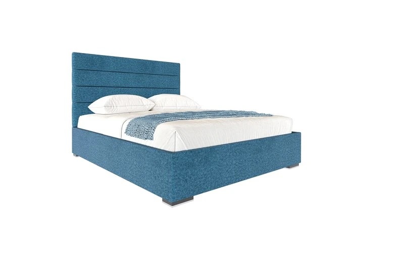Кровать "Гранда" СТАНДАРТ 1400 (каркас) Аура голубой Кровать "Гранда" СТАНДАРТ 1400 (каркас) Аура голубой