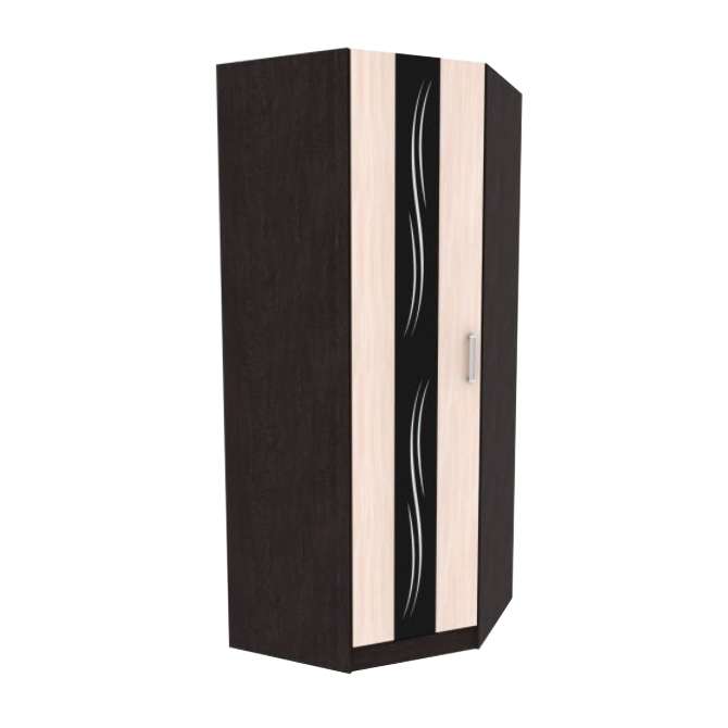 Шкаф угловой "Эрика" Венге/Дуб молочный Шкаф угловой "Эрика" Венге/Дуб молочный