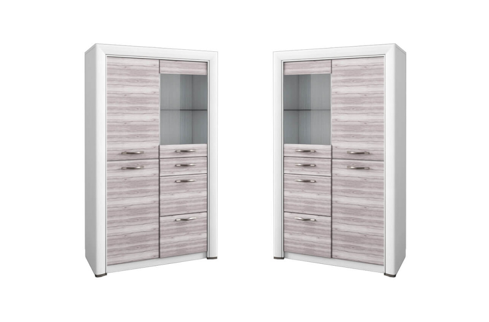 Шкаф-витрина "OLIVIA" 1V2D3S СНЯТО С ПРОИЗВОДСТВА