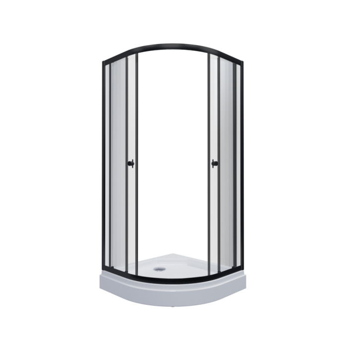 Душевое ограждение Triton Альфа блэк 1000Х1000Х2020 Душевое ограждение Triton Альфа блэк 1000Х1000Х2020