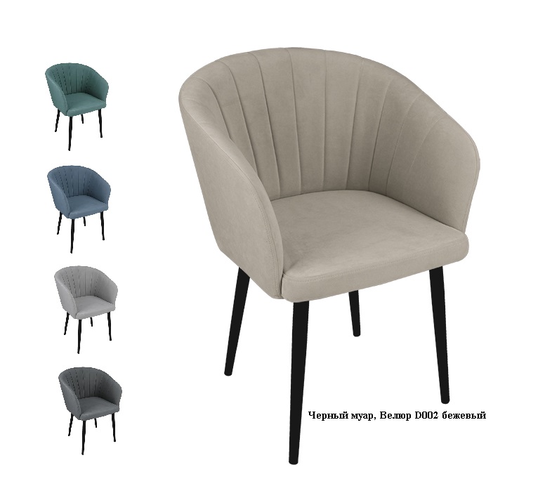Стул «Верона» Т6 Черный муар Стул «Верона» Т6 Черный муар
