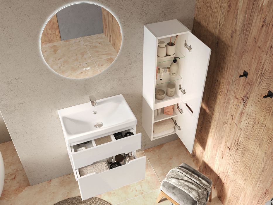 Пенал подвесной Moduo Slim 115 Белый