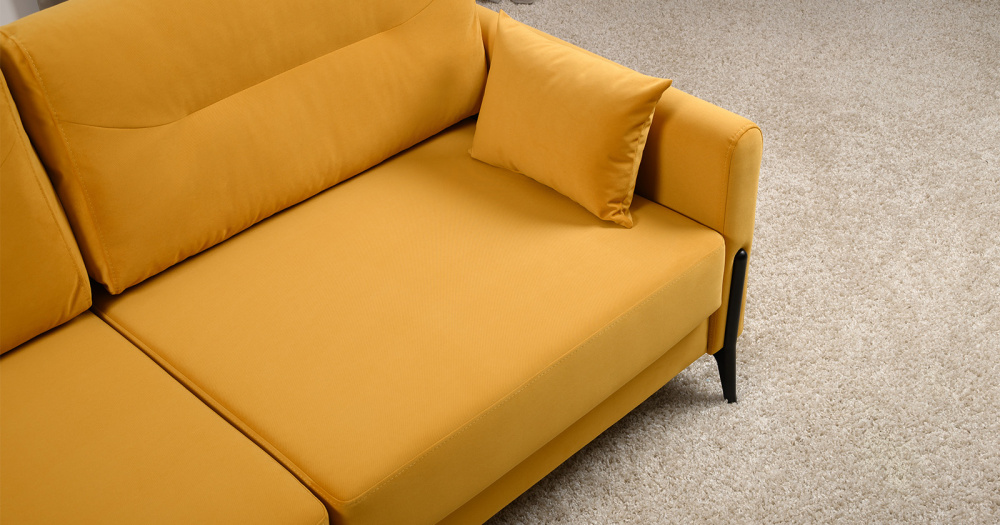 Диван "Барселона" ТД 671 Diagonal 540 (желтый)