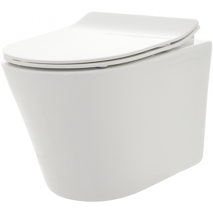 Унитаз подвесной AQUAme AQM2001 с сиденьем Микролифт Унитаз подвесной AQUAme AQM2001 с сиденьем Микролифт