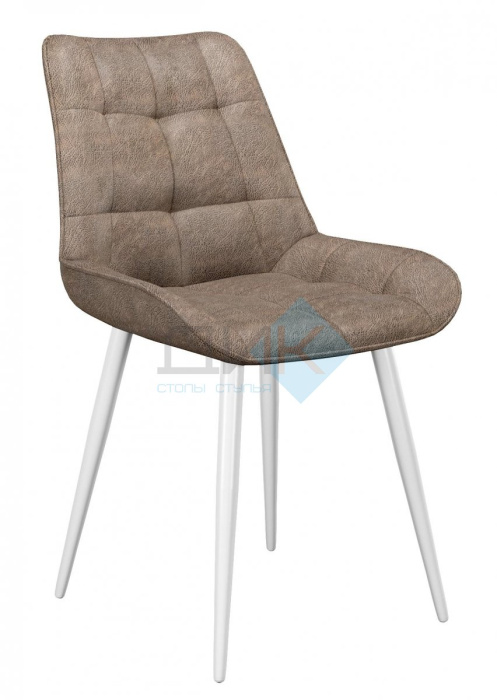 Стул DikLine 206М PRADO6 CAPPUCCINO (ножки белые) Стул DikLine 206М PRADO6 CAPPUCCINO (ножки белые)