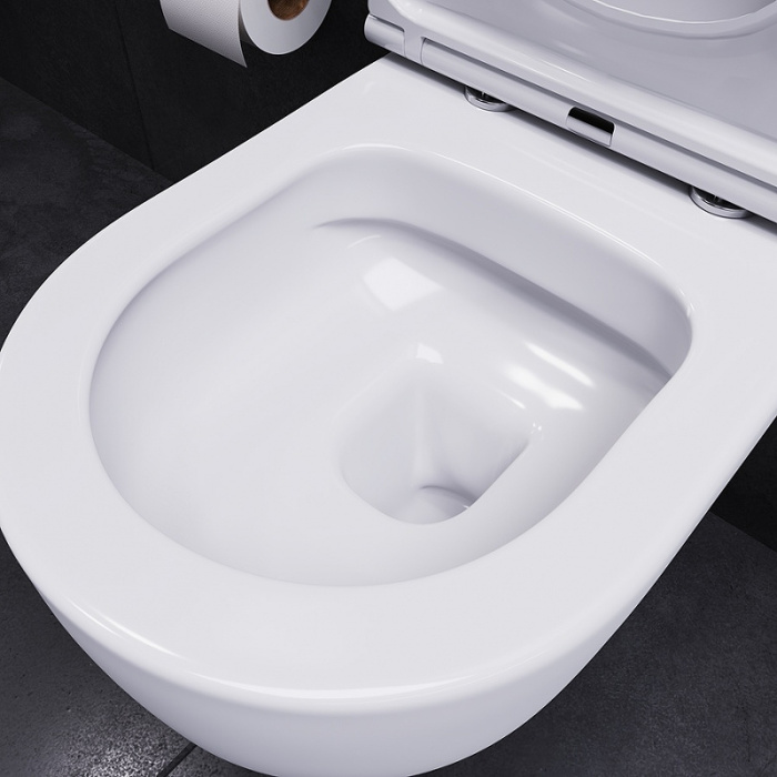 Унитаз подвесной Damixa "Sirius" с сиденьем Микролифт 360Х490Х330