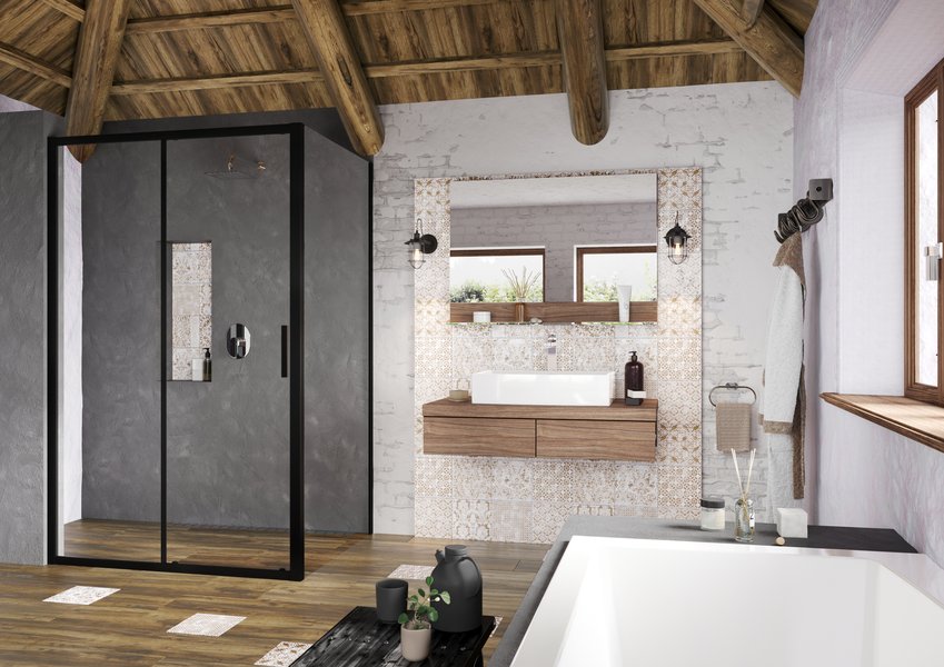 Неподвижная стенка "RAVAK" BLSPS-80 черный+Transparent Неподвижная стенка "RAVAK" BLSPS-80 черный+Transparent