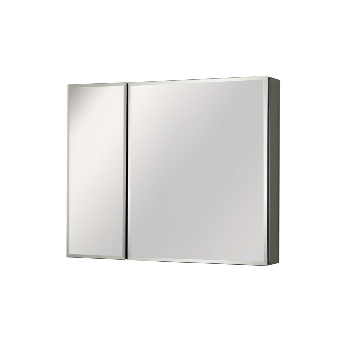 Алюминиевый зеркальный шкаф без подсветки 762Х660Х134 Алюминиевый зеркальный шкаф без подсветки 762Х660Х134