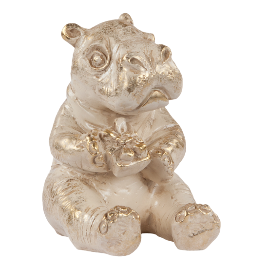 Скульптура "Бегемот Анатоль с подарком" Скульптура "Бегемот Анатоль с подарком"
