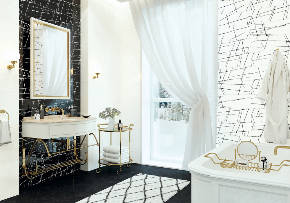 Плитка настенная Chicago White Rock WT11CHR00 200Х600