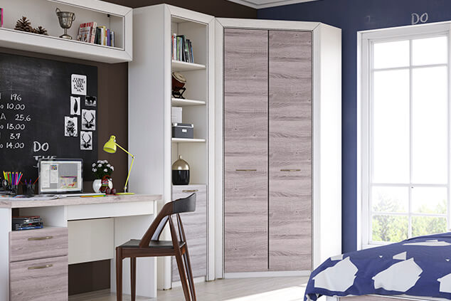 Шкаф угловой "OLIVIA" 2D СНЯТО С ПРОИЗВОДСТВА