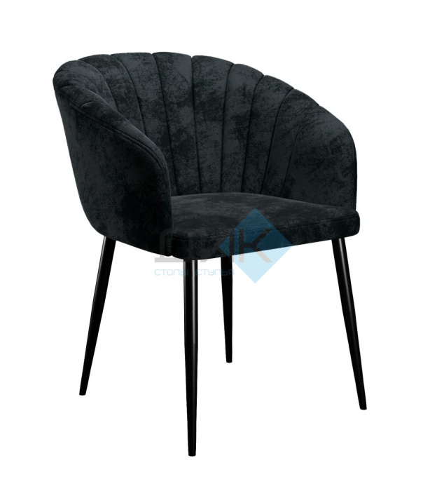 Стул DikLine 441 M18 черный, ножки черные Стул DikLine 441 M18 черный, ножки черные