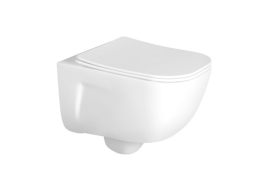 Унитаз подвесной Aquatek "ДИВА" с легкосъемным сиденьем Soft Close 510Х350Х360