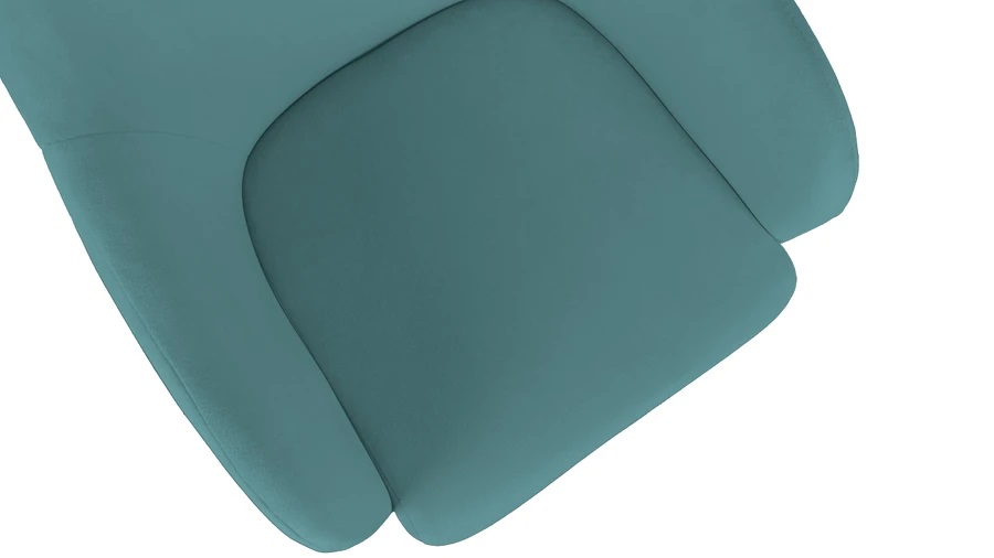 Стул «Бэнтли» Черный муар, Велюр DREAM Mint (бирюзовый)