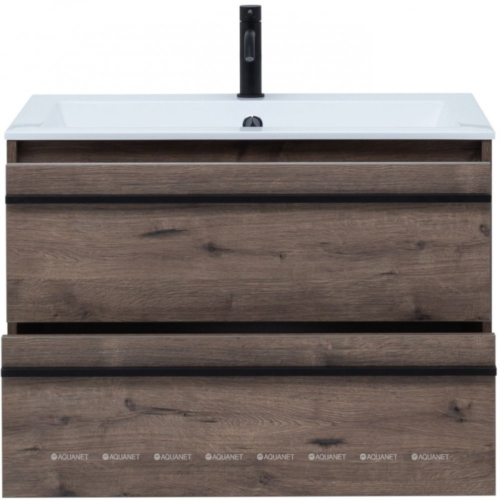 Тумба с раковиной AQUANET "Lino 80"