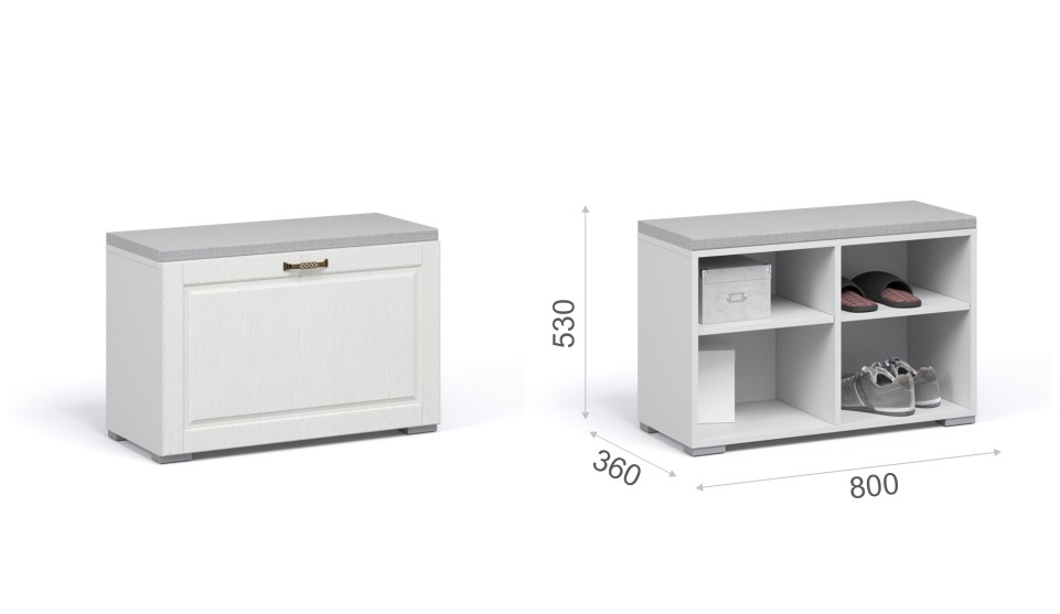 Тумба для обуви 80 "Лацио" (ручка бронза) Тумба для обуви 80 "Лацио" (ручка бронза)