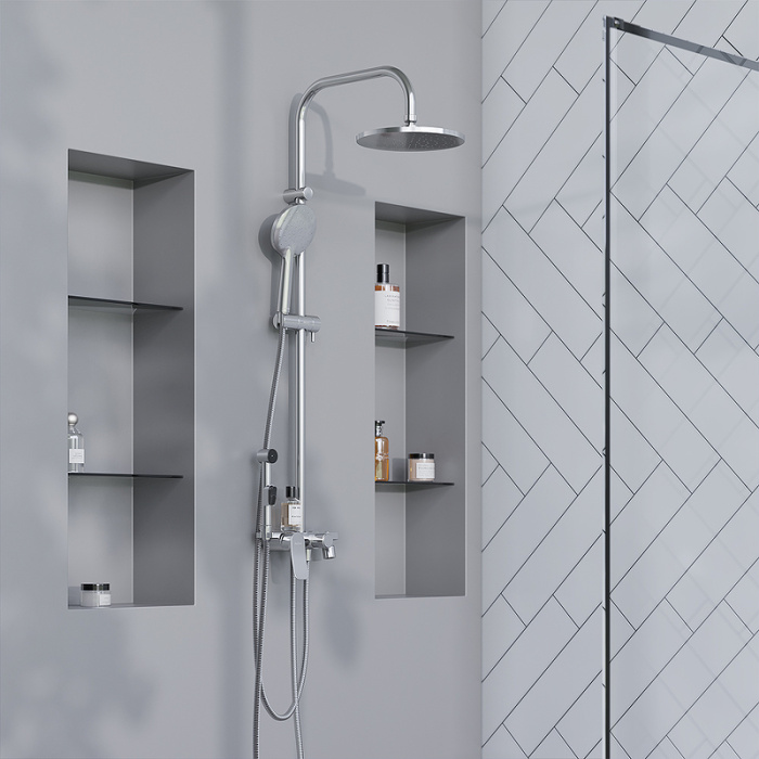 Душевая система Damixa Jupiter 977770000 Хром Душевая система Damixa Jupiter 977770000 Хром